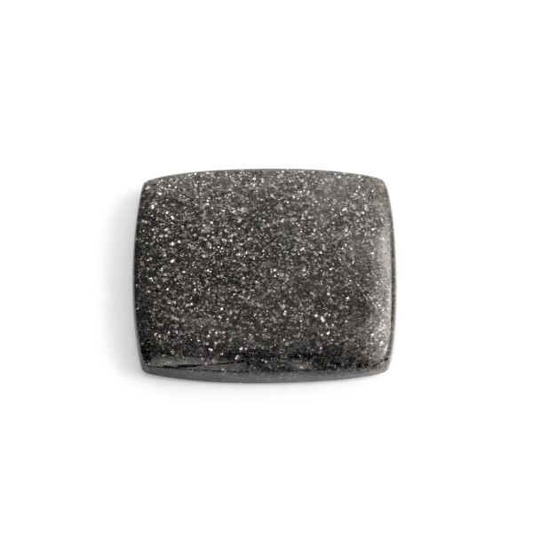 Sonnenstein, grau, Cabochon, antik, 32x27mm