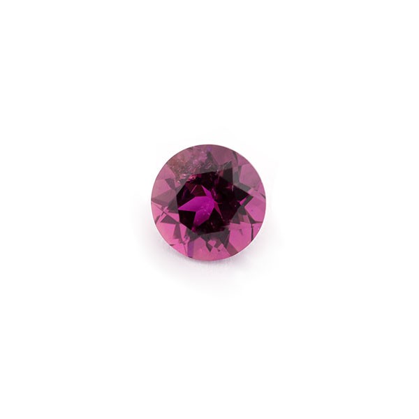 Tourmaline, pink, faceted, round, 7 mm