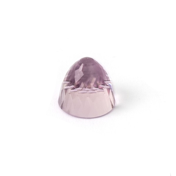 Amethyst, lavender, cone, faceted, round, 11 mm