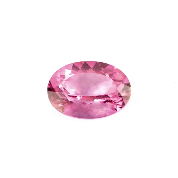 Topas, pink, facettiert, oval, 12x10mm
