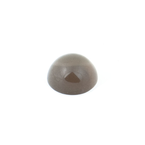 Rauchquarz, mittelbraun, Cabochon, rund, 10mm