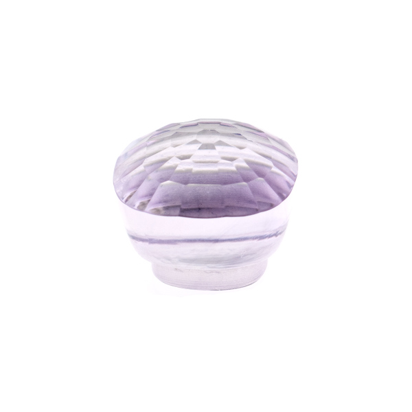 Amethyst (Brazil), lavender, button, faceted, antique shape, 11 x 11 mm