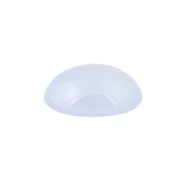 Chalcedon, natur, hellblau, Cabochon, oval, 10x8mm