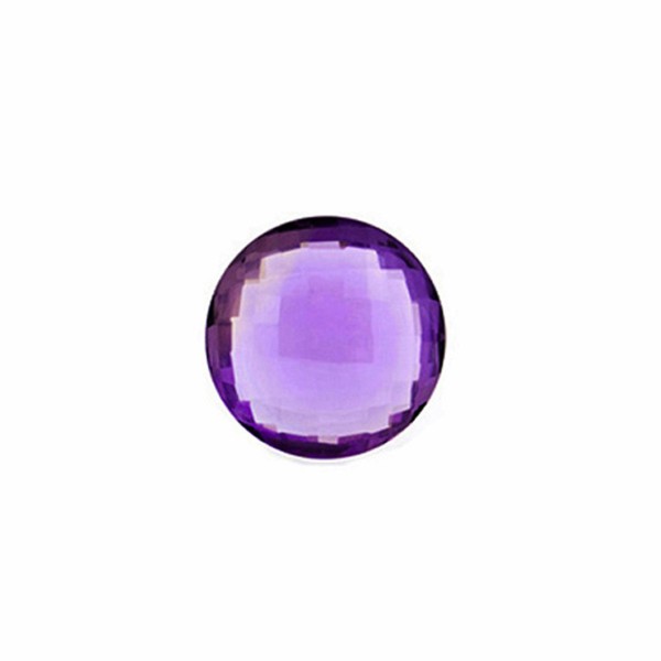 Amethyst (Africa), dark violet, faceted briolette, round, 10 mm