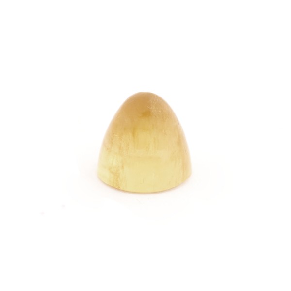 Beryll, gelb, Kegel, glatt, rund, 11 mm