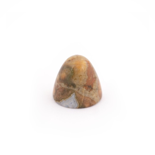 Ocean Jasper, beige, cone, smooth, round, 11 mm