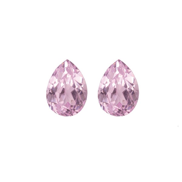 Kunzit, Birnenform, facettiert, 15x11 mm