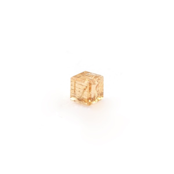 Imperial Topas, gelb, Würfel, glatt, 4x4mm