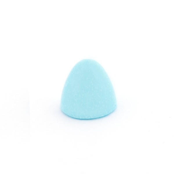 Turquoise, natural without matrix, cone, smooth, round, 11 mm