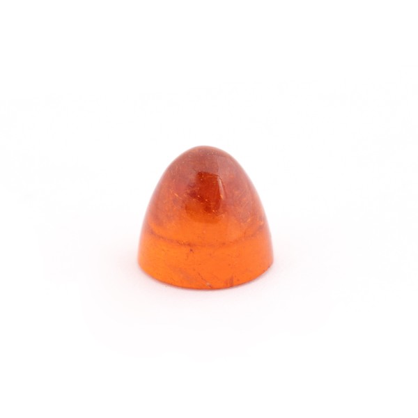Mandarin-Granat, orange, Kegel, glatt, rund, 11 mm