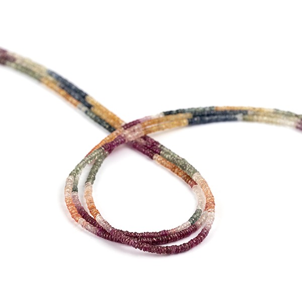 LK259_Saphir, Rubin, farbverlaufend, Strang, Rondellen, facettiert_3 mm 