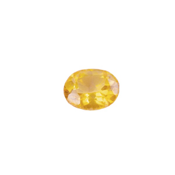 Topas, beryllgelb, facettiert, oval, 8x6mm