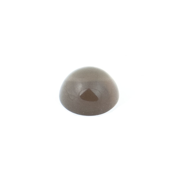 Rauchquarz, mittelbraun, Cabochon, rund, 8mm