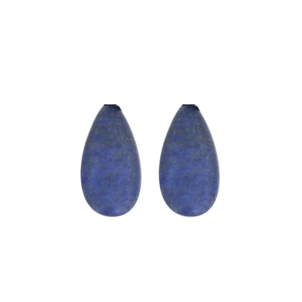 Lapis, blau, Linse, Birnenform, 20x10mm
