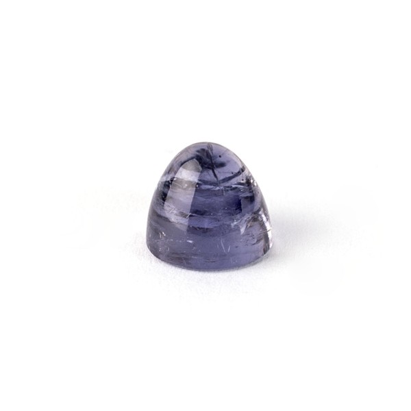 Iolith, blau, Kegel, glatt, rund, 8mm