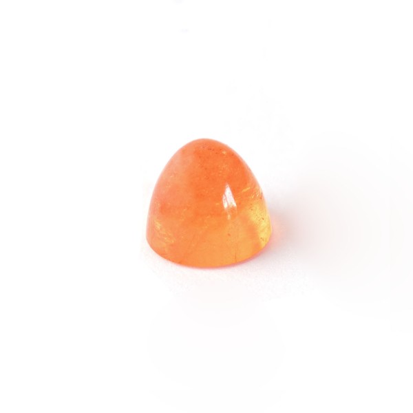 Mandarin garnet, orange, cone, smooth, round, 8mm