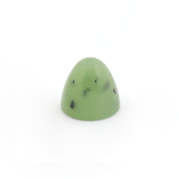 Russisch-Jade, grün, Kegel, glatt, rund, 11 mm