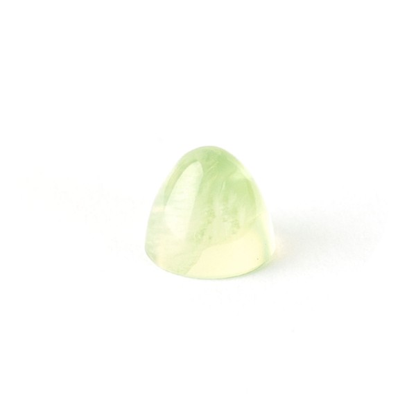 Prehnit, grün, Kegel, glatt, rund, 8mm