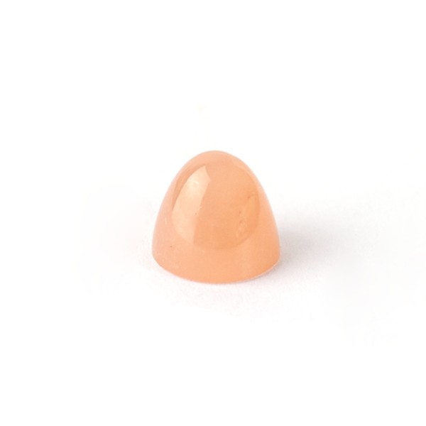 Hydrogrossular-Granat, beige, Kegel, glatt, rund, 8mm