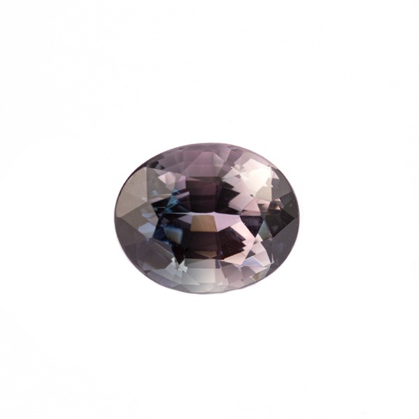 Turmalin, mehrfarbig, oval, facettiert, 14.84x12.10 mm