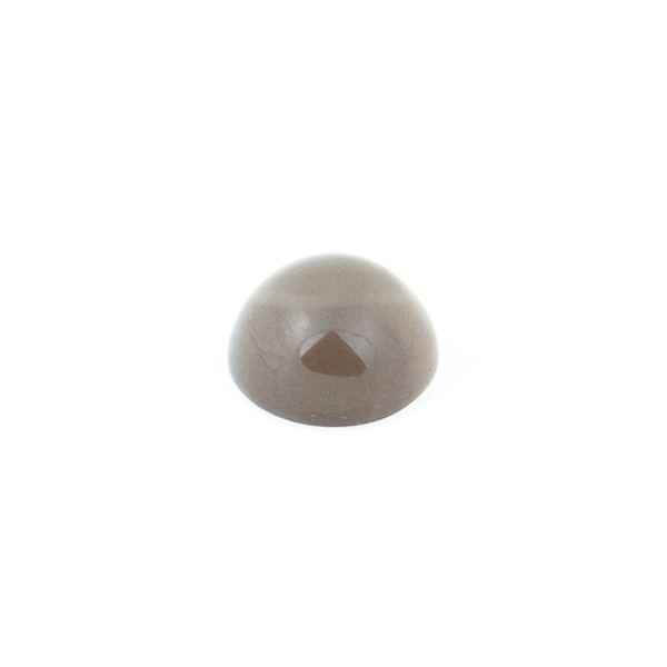 Rauchquarz, hellbraun, Cabochon, rund, 5mm