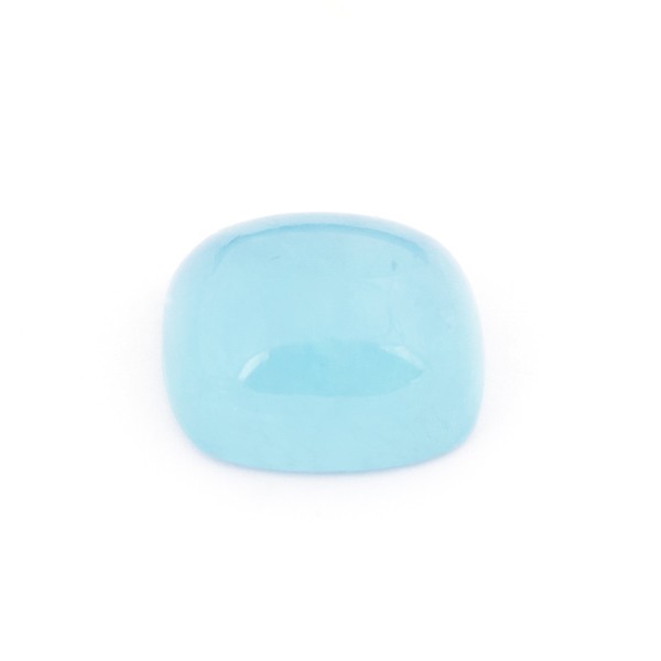 Aquamarine, blue, antique, Cabochon, 16x14 mm