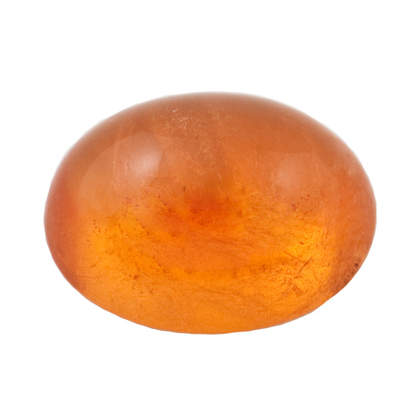 Mandarin garnet, orange, cabochon, oval, 16 x 12 mm