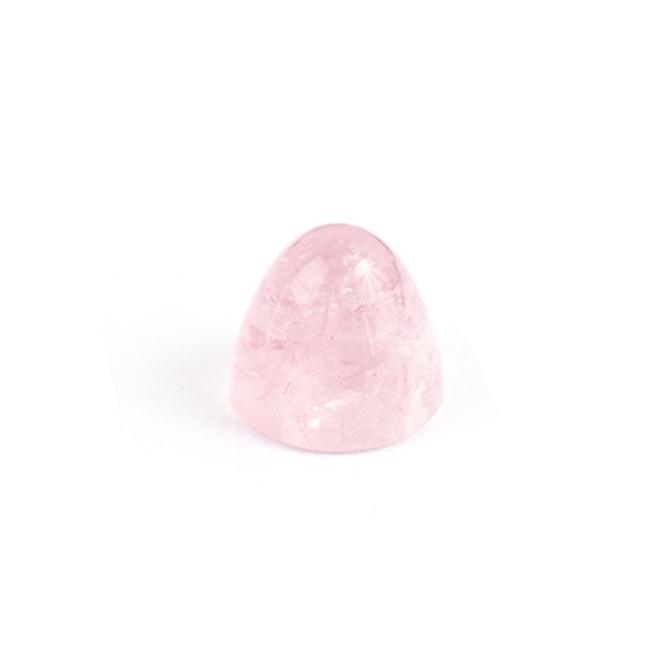 Morganit, rosa, Kegel, glatt, rund, 11 mm