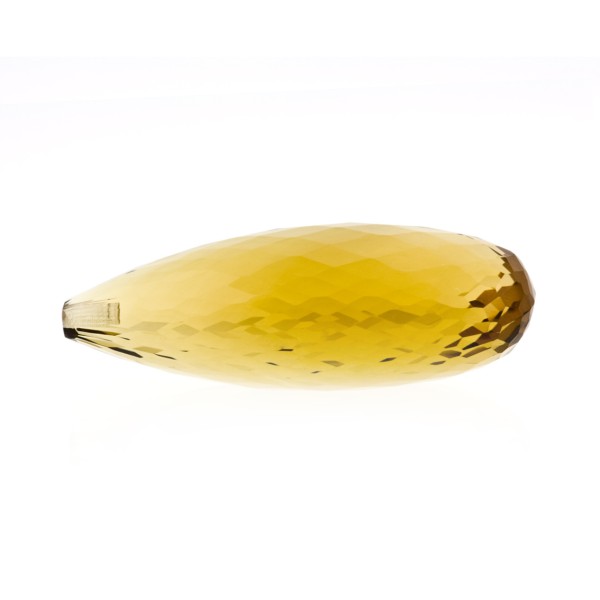 Citrin, goldfarben, Pampel, facettiert, Harlekin, 40x18mm