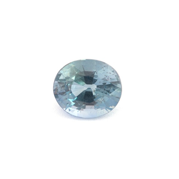 Imperial Topaz, blue, faceted, antique shape, 10x9 mm