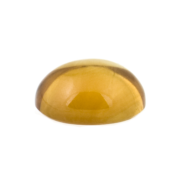 Citrin, palmeira, orange, Cabochon, oval, 14x10mm