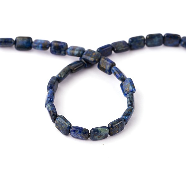 SK680_Lapis, Strang, blau, Linse, antik, glatt_10x8 mm
