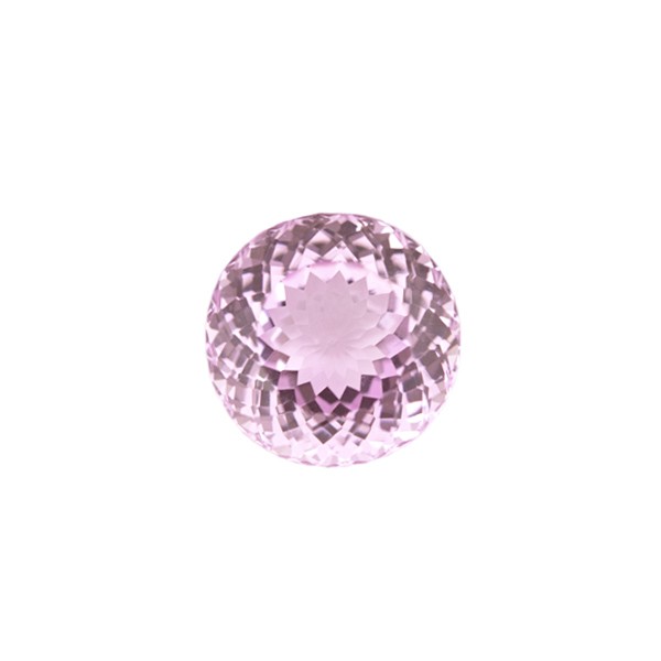 Kunzit, rund, facettiert, 14 mm