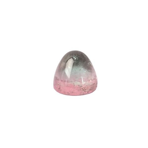 Turmalin, bicolor, Kegel, glatt, rund, 8 mm