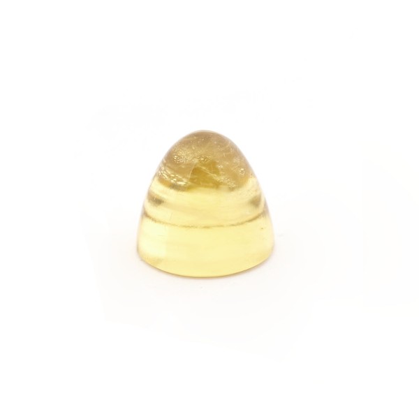 Beryll, gelb, Kegel, glatt, rund, 11 mm