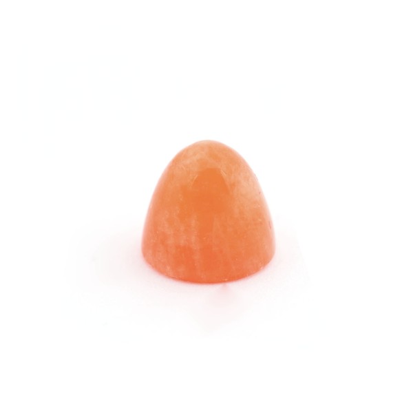 Fluorit, orange, Kegel, glatt, rund, 11 mm