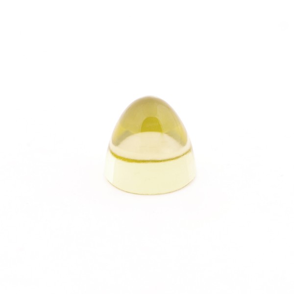 Lemonquarz, lemon, Kegel, glatt, rund, 11 mm