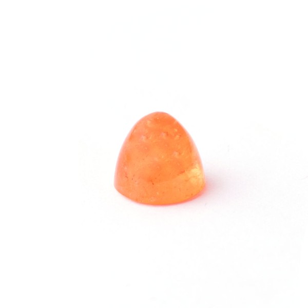 Mandarin garnet, orange, cone, smooth, round, 8mm