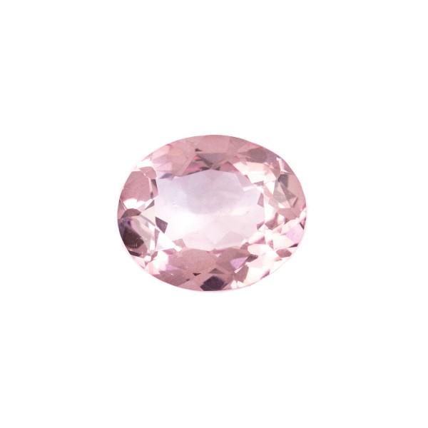 Topas, morganitfarben, facettiert, oval, 12x10mm