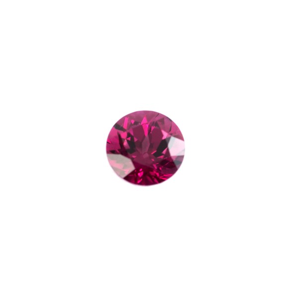 Rhodolith, rot, rund, facettiert, 8mm