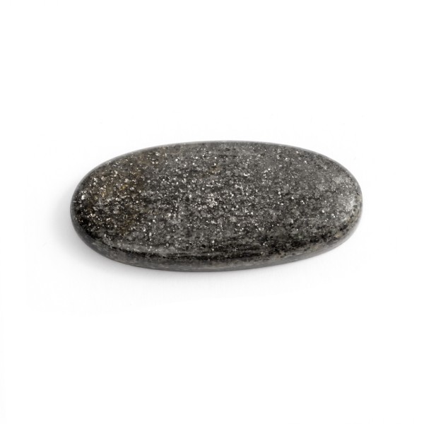 Sonnenstein, grau, Cabochon, oval, 41x18.5mm