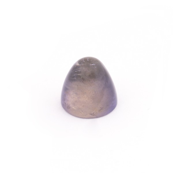 Iolite, blue, cone, smooth, round, 11 mm